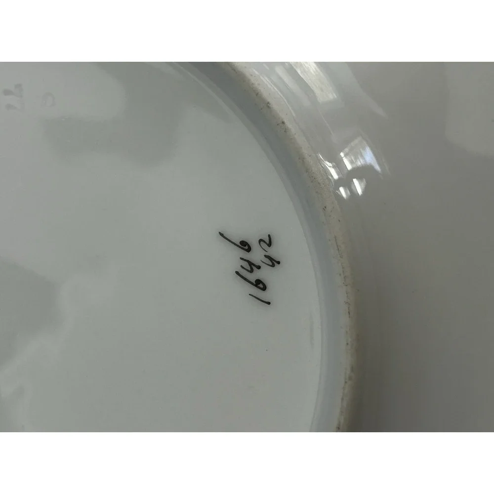 Beautiful Lot Of 3 Vintage Decorative China Plates Floral Lavender‎ Use Display